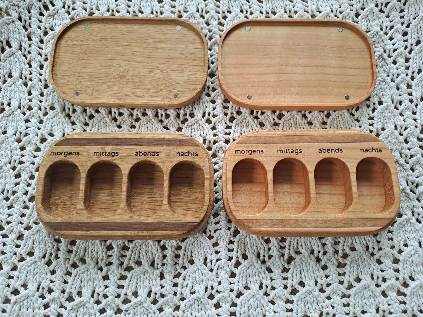 4-Fächer-Tages-Tablettenbox