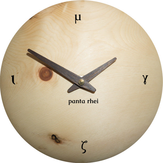 Zirbenuhr 'panta rhei' - ca. 20 cm