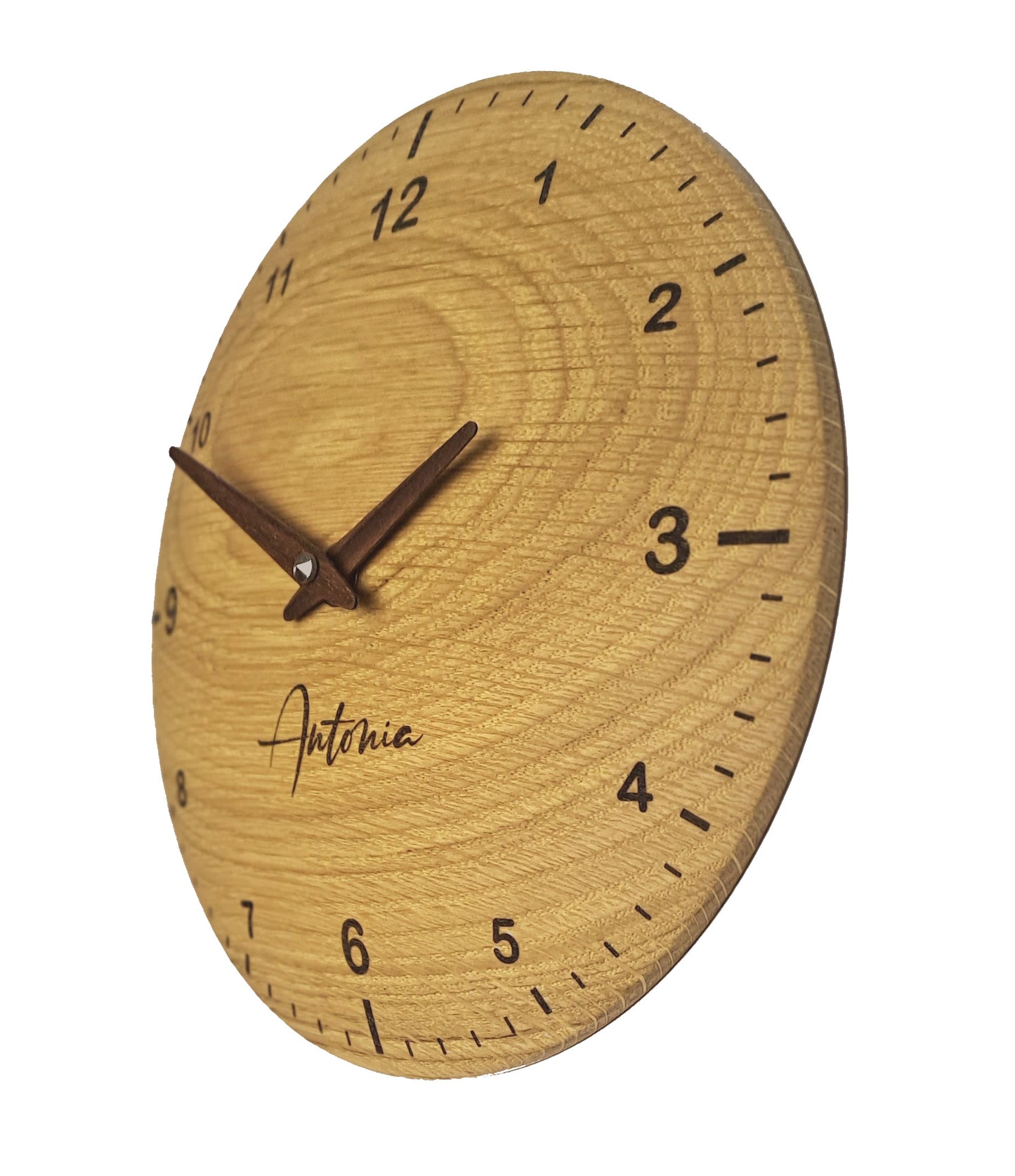 Holz Wanduhr für Kinder - ca. 20-22 cm