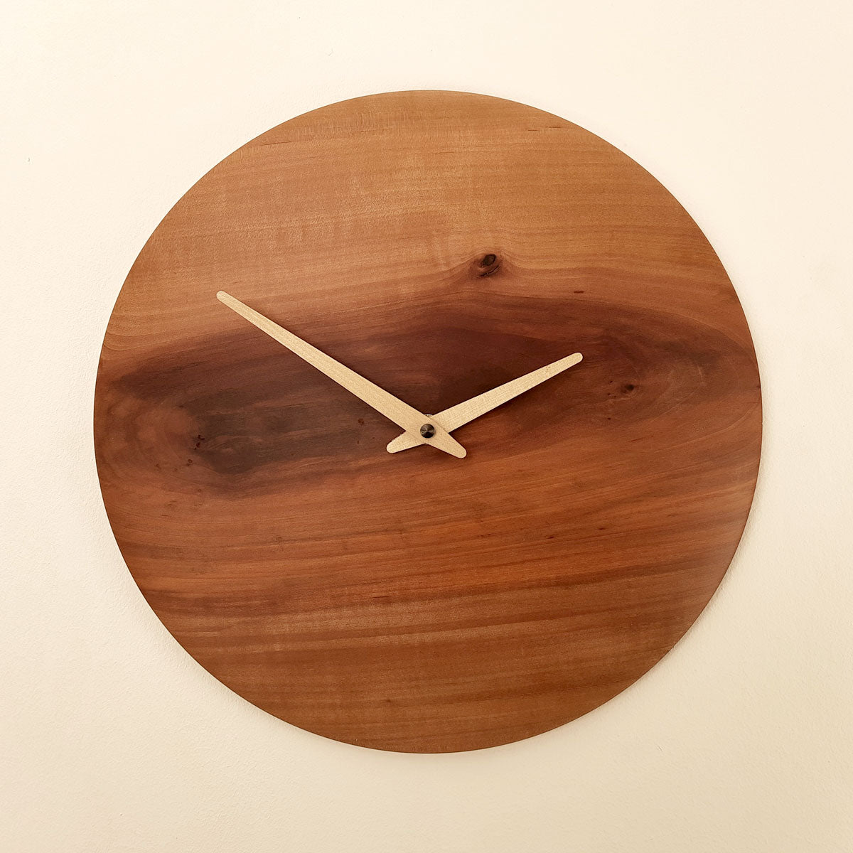 Holz Wanduhr Apfel