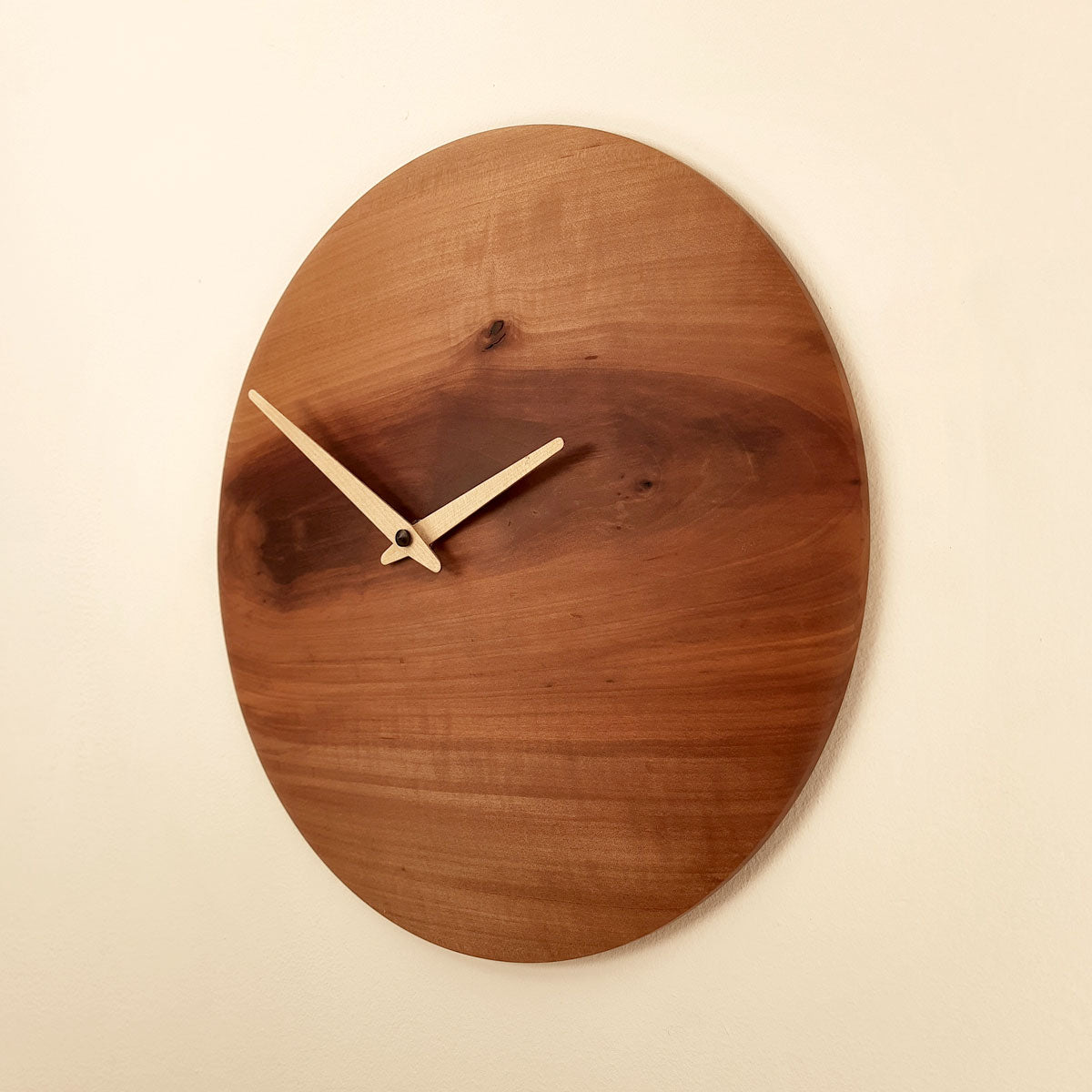 Holz Wanduhr Apfel