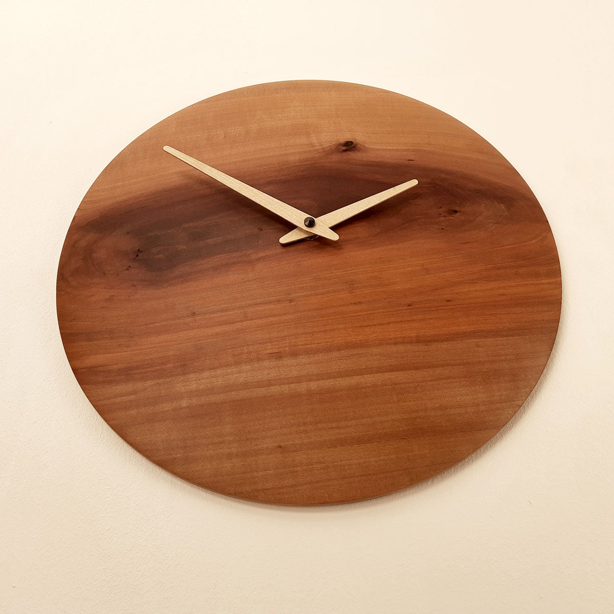 Holz Wanduhr Apfel