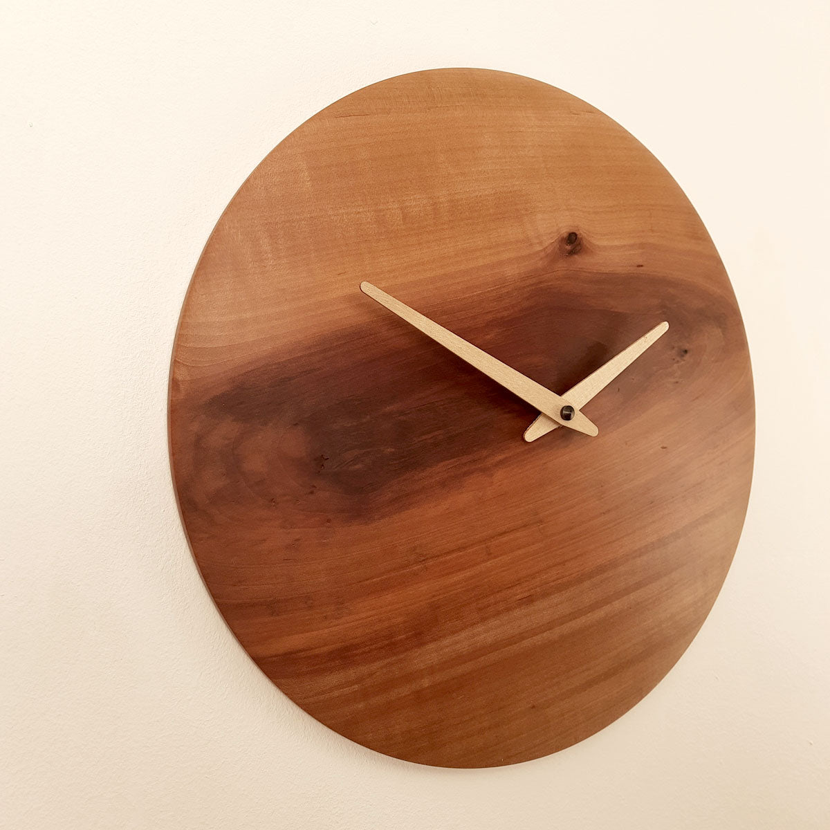 Holz Wanduhr Apfel