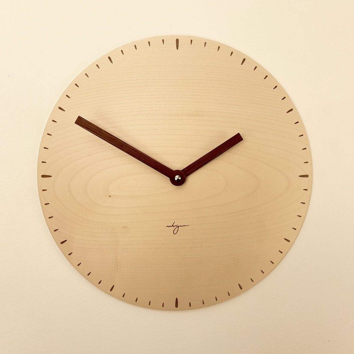 Holz Wanduhr Ahorn