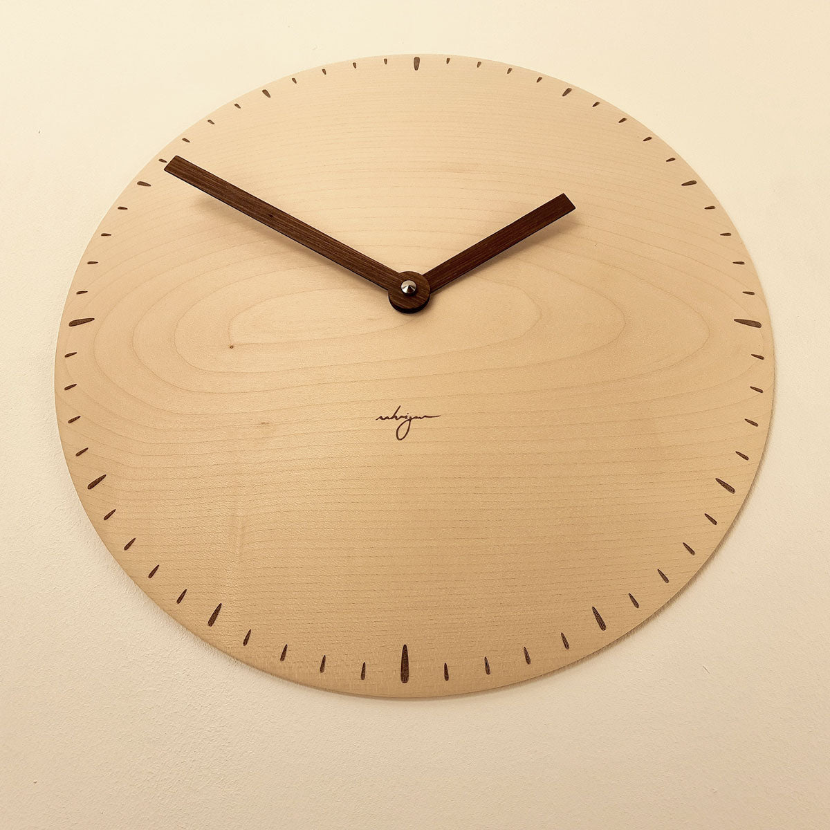 Holz Wanduhr Ahorn