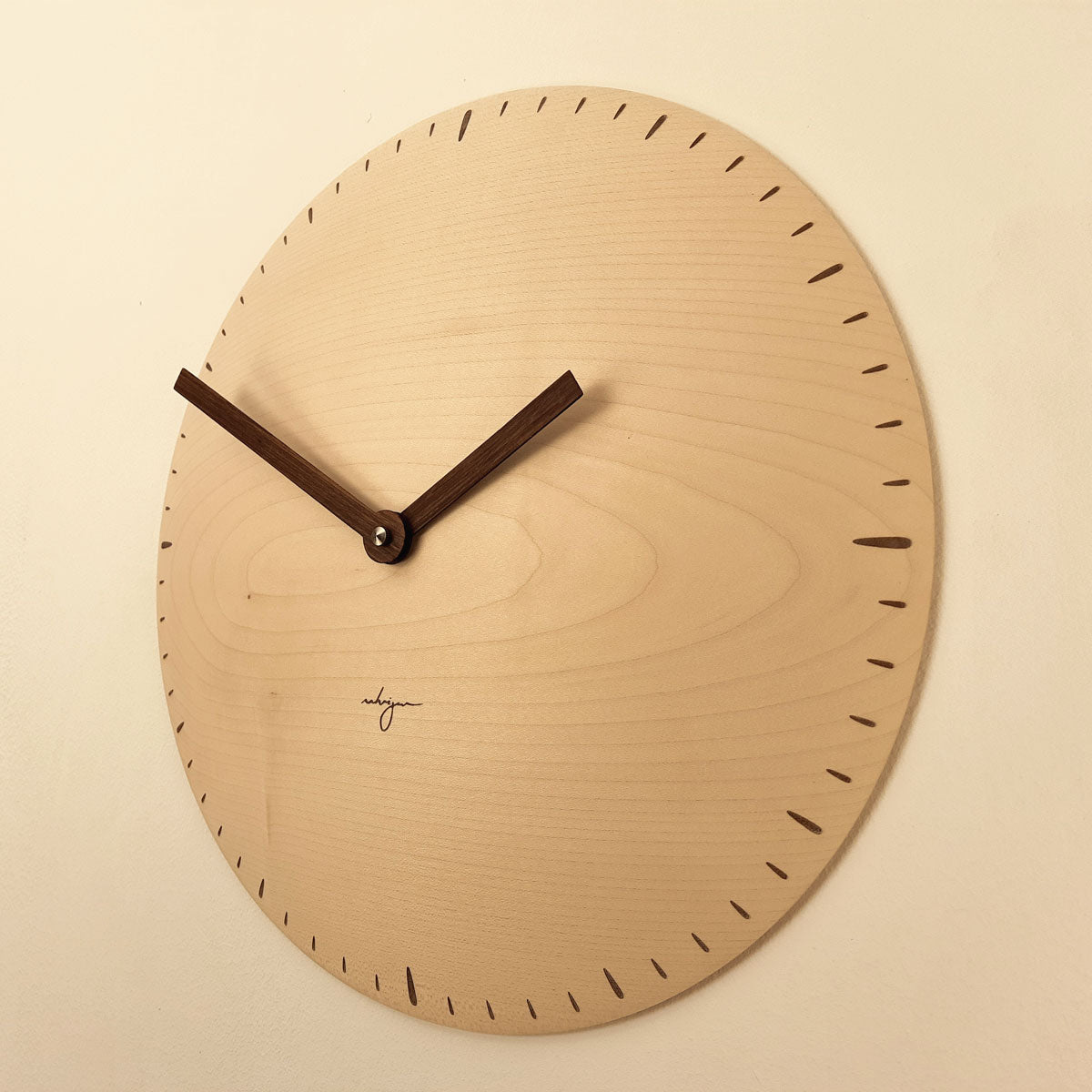 Holz Wanduhr Ahorn