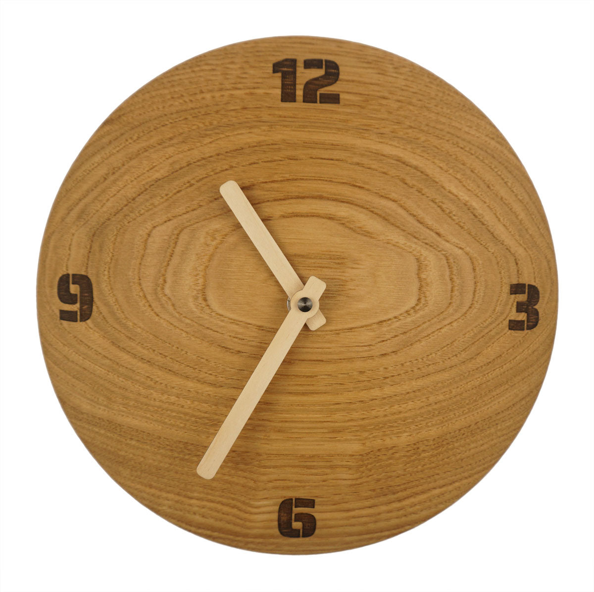 Holz Wanduhr Kastanie