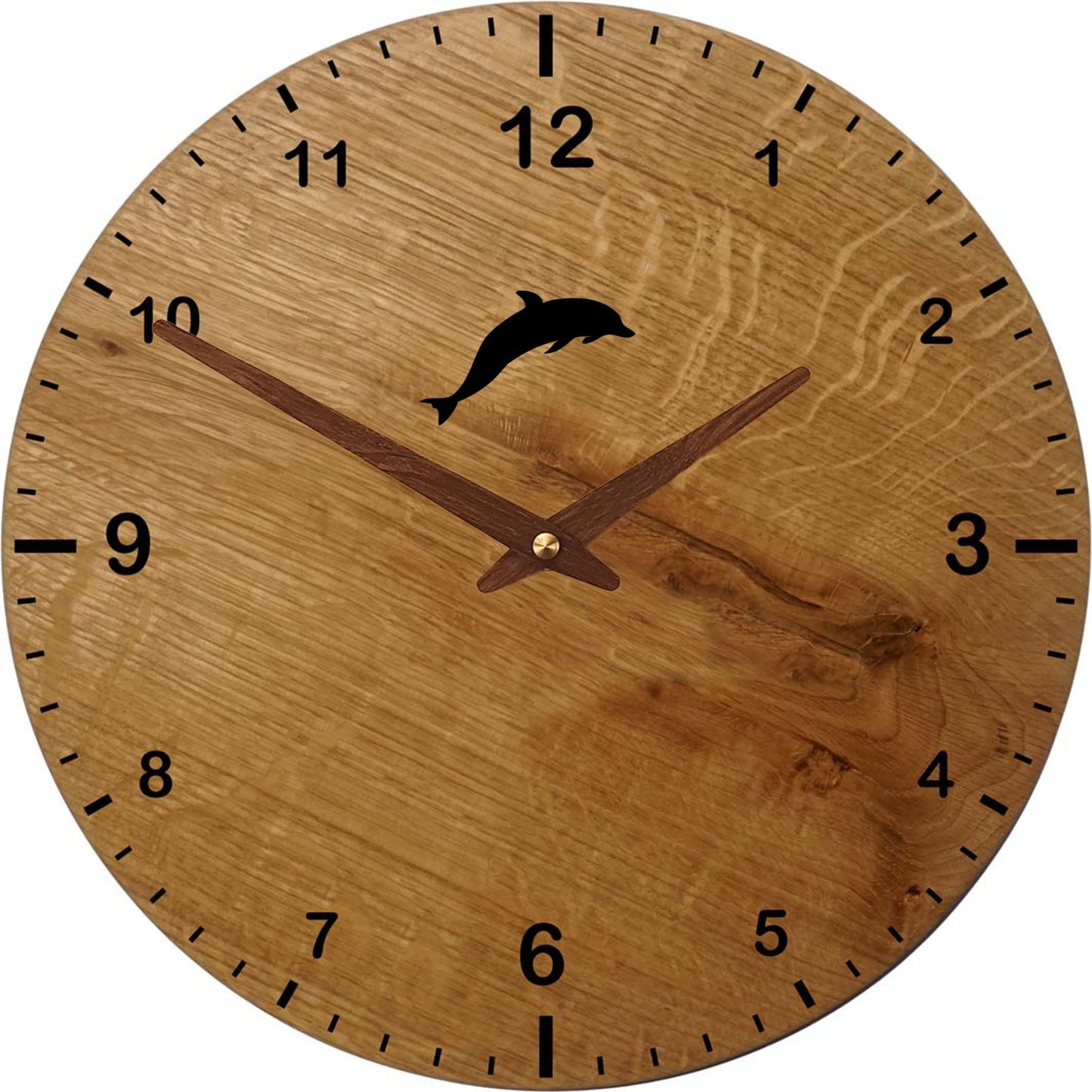 Holz Wanduhr für Kinder - ca. 20-22 cm