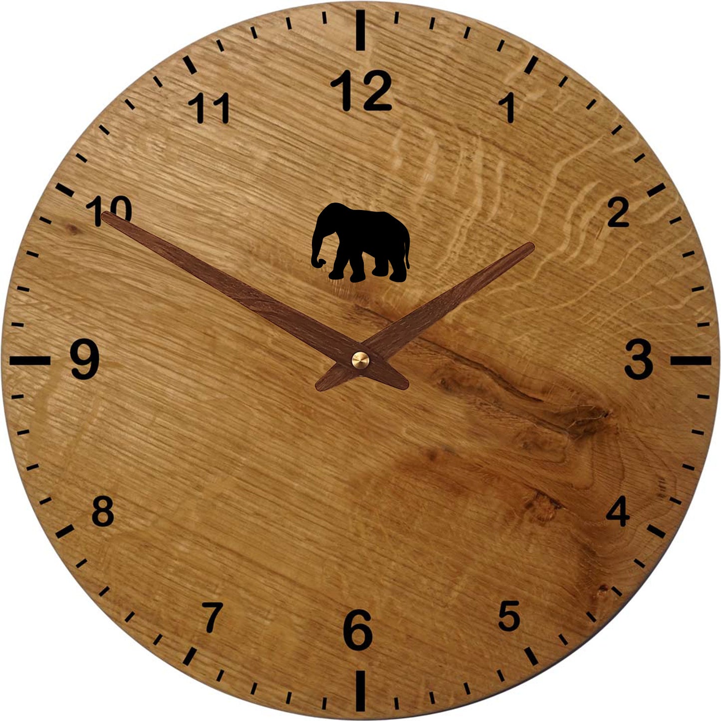 Holz Wanduhr für Kinder - ca. 20-22 cm