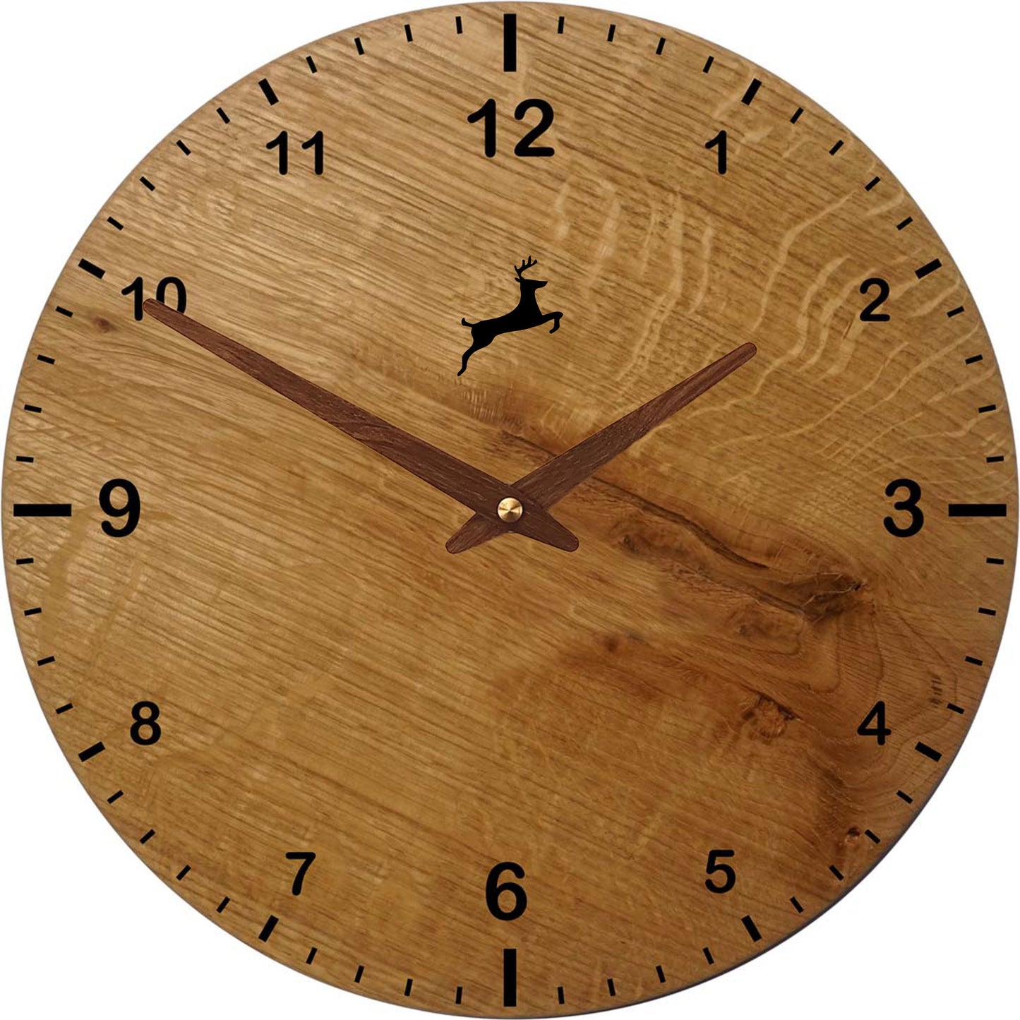 Holz Wanduhr für Kinder - ca. 20-22 cm